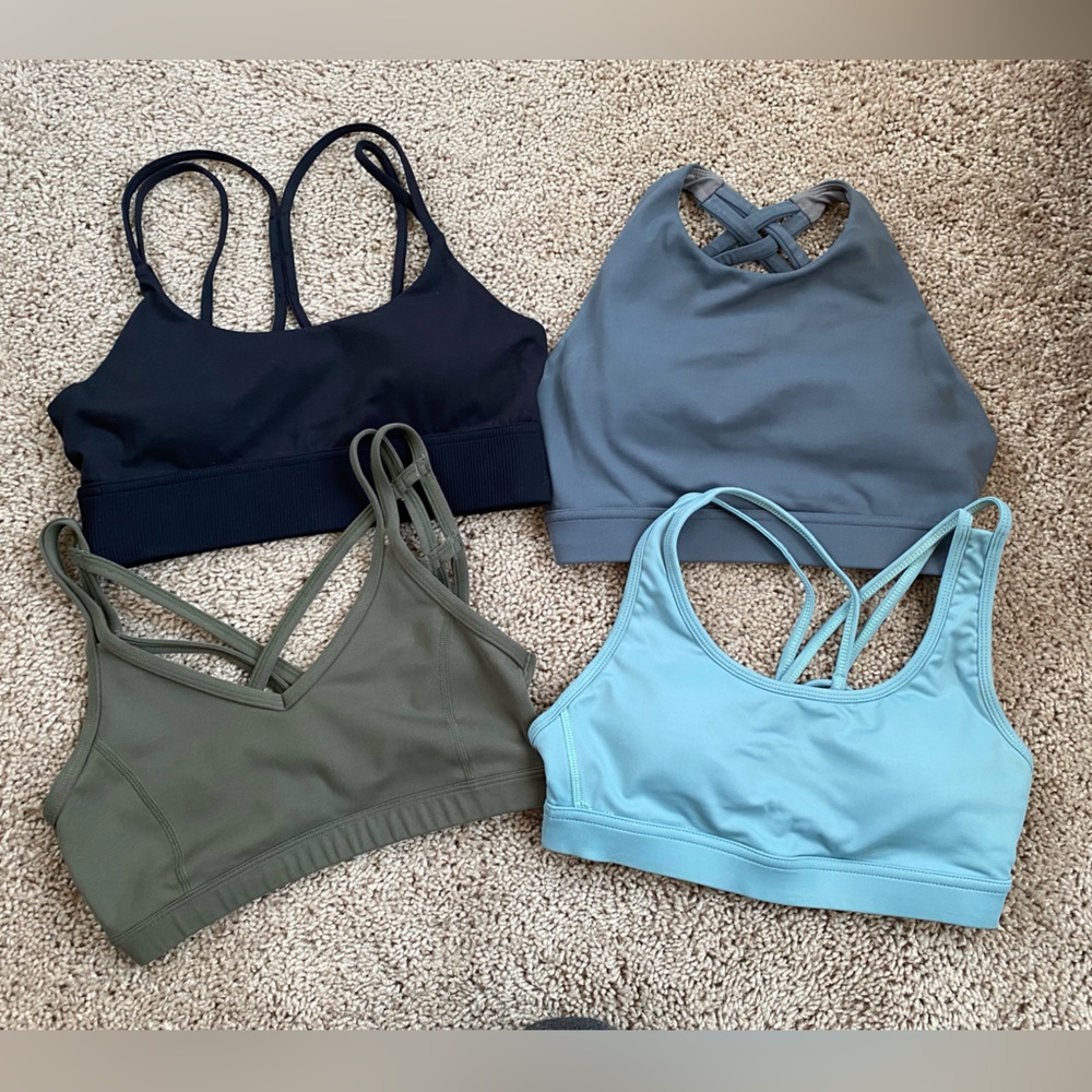 (4) P’tula & EY sports bras